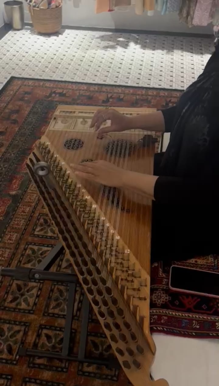Qanun player — Arabic music ensemble